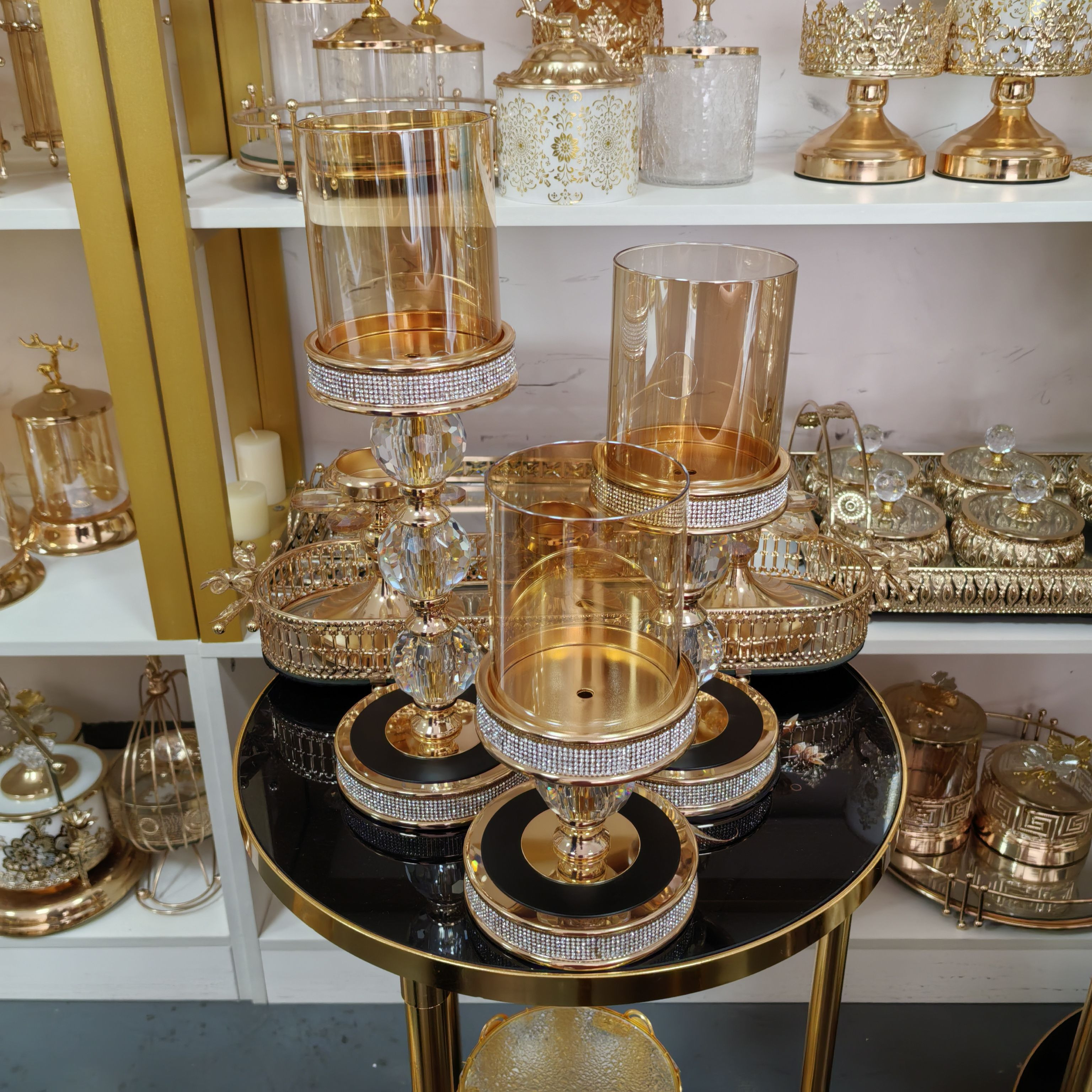 Decoration luxury table top candle holder